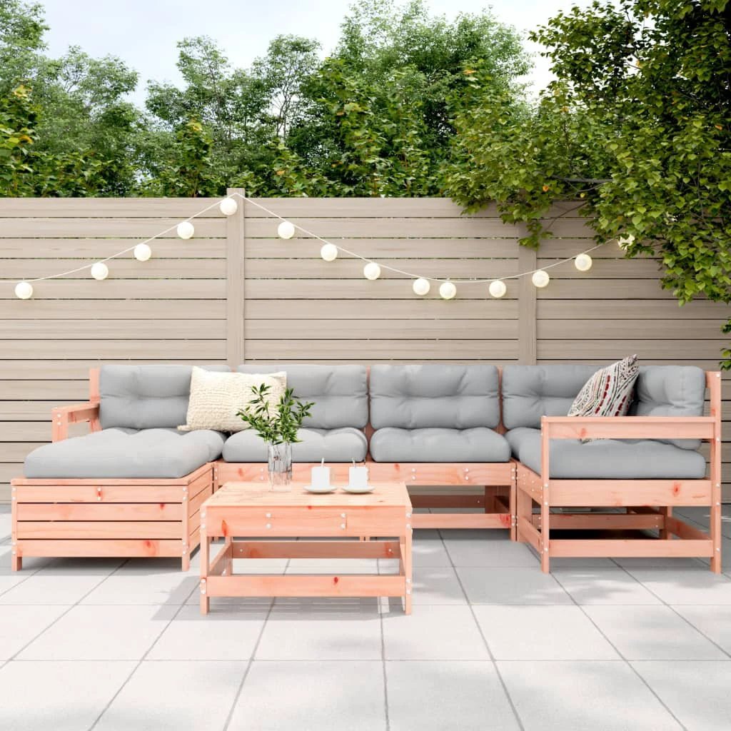 vidaXL vidaXL 7 Piece Garden Sofa Set Solid Wood Pine - Garden Sofa Sets