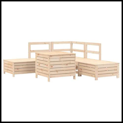 vidaXL vidaXL 6 Piece Garden Sofa Set with Cushions for Outdoor Relaxation and Entertaining - Garden Sofa Sets