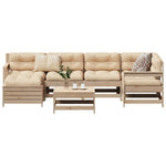 vidaXL vidaXL 7 Piece Garden Sofa Set Solid Wood Pine - Garden Sofa Sets