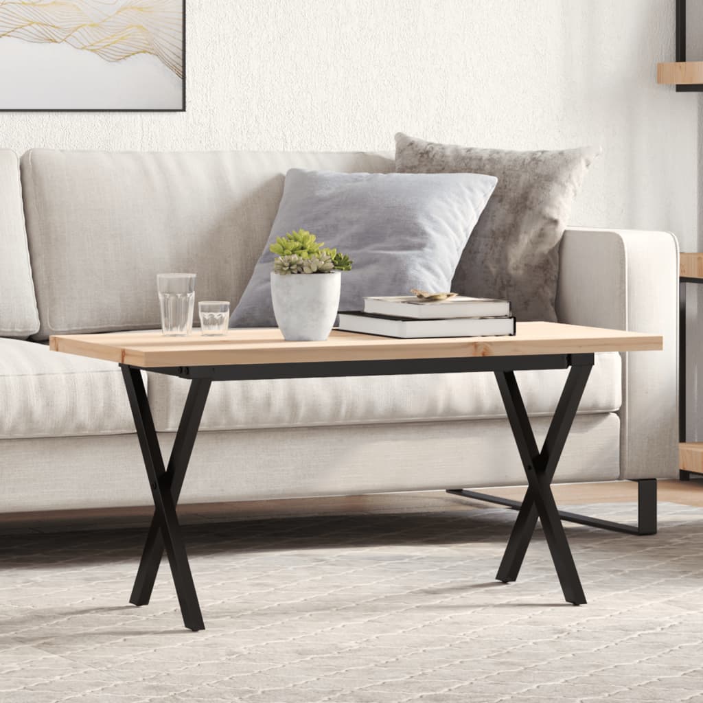 VidaXL Coffee Table 100x50x45.5cm PineIron Home - vidaXL - Home Symphony