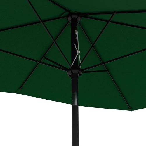 Outsunny Rectangular Market Umbrella 2 x 3 Meter with Crank Handle for Outdoor Patio Use by Outsunny