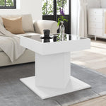 vidaXL vidaXL Coffee Table 50x50x45 cm With LED Infinity Mirror For Modern Living Rooms - Coffee Table