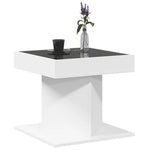 vidaXL Coffee Table 50x50x45 cm With LED Infinity Mirror For Modern Living Rooms by vidaXL