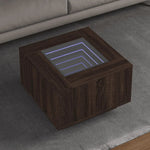 vidaXL vidaXL Coffee Table 60x60x40 cm LED Infinity Mirror For Modern Living Rooms And Interiors - Coffee Table