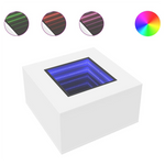 vidaXL vidaXL Coffee Table 60x60x40 cm LED Infinity Mirror For Modern Living Rooms And Interiors - Coffee Table