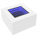 vidaXL vidaXL Coffee Table 60x60x40 cm LED Infinity Mirror For Modern Living Rooms And Interiors - Coffee Table