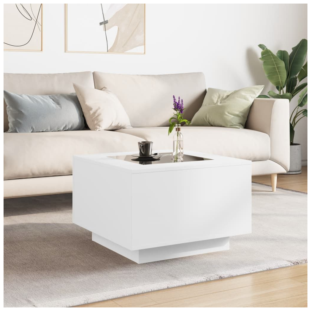 vidaXL vidaXL Coffee Table 60x60x40 cm LED Infinity Mirror For Modern Living Rooms And Interiors - Coffee Table