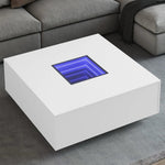 vidaXL Coffee Table 60x60x40 cm LED Infinity Mirror For Modern Living Rooms And Interiors by vidaXL