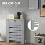 HOMCOM HOMCOM Radiator Cover With Drawer 78cm Kids Safe - Radiator
