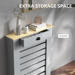 HOMCOM Radiator Cover With Drawer 78cm Kids Safe by HOMCOM