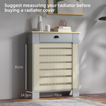 HOMCOM Radiator Cover With Drawer 78cm Kids Safe by HOMCOM