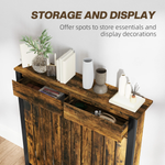 HOMCOM Radiator Cover With Drawer 88x19x93cm Home by HOMCOM