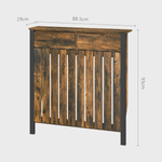 HOMCOM Radiator Cover With Drawer 88x19x93cm Home by HOMCOM