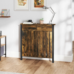 HOMCOM Radiator Cover With Drawer 88x19x93cm Home by HOMCOM