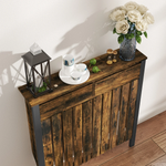 HOMCOM Radiator Cover With Drawer 88x19x93cm Home by HOMCOM