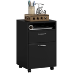 HOMCOM Filing Cabinet 60cm Open Shelf Home Office by HOMCOM