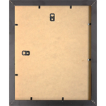N/A Foil Wrapped MDF Picture Photo Frame Fitted with Perspex Plexiglass, White Frame - Photo Frame