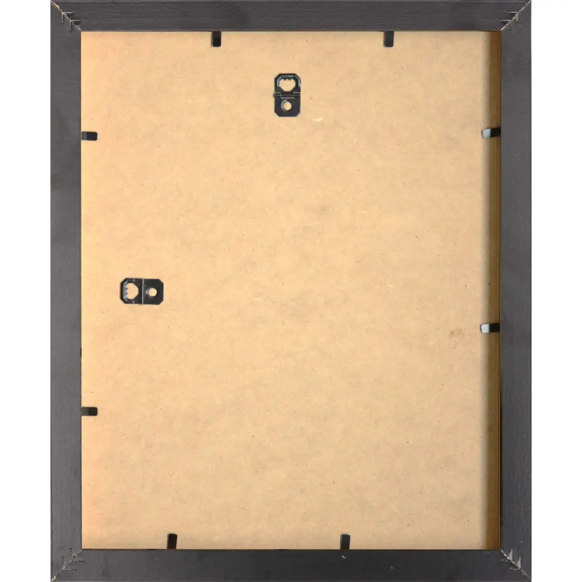 N/A Foil Wrapped MDF Picture Photo Frame Fitted with Perspex Plexiglass, White Frame - Photo Frame