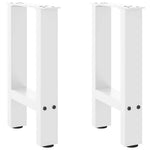 vidaXL VidaXL Coffee Table Legs 38x42-43 cm Powder Coated Steel Square Frame For DIY Tables - Coffee Table