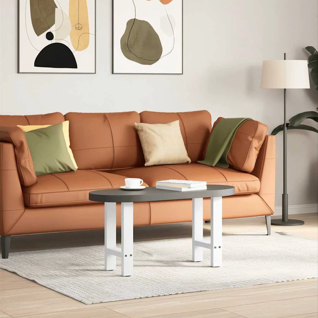 vidaXL VidaXL Coffee Table Legs 38x42-43 cm Powder Coated Steel Square Frame For DIY Tables - Coffee Table