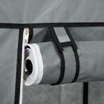 HOMCOM Homcom Fabric Wardrobe Compact With 2 Drawers For Dorms - Wardrobe