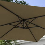Outsunny Outsunny 3 m Cantilever Parasol with Cross Base, Crank Handle - Parasol