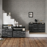 HOMCOM 7 Drawer Dresser Tall With Shelves Bedroom by HOMCOM