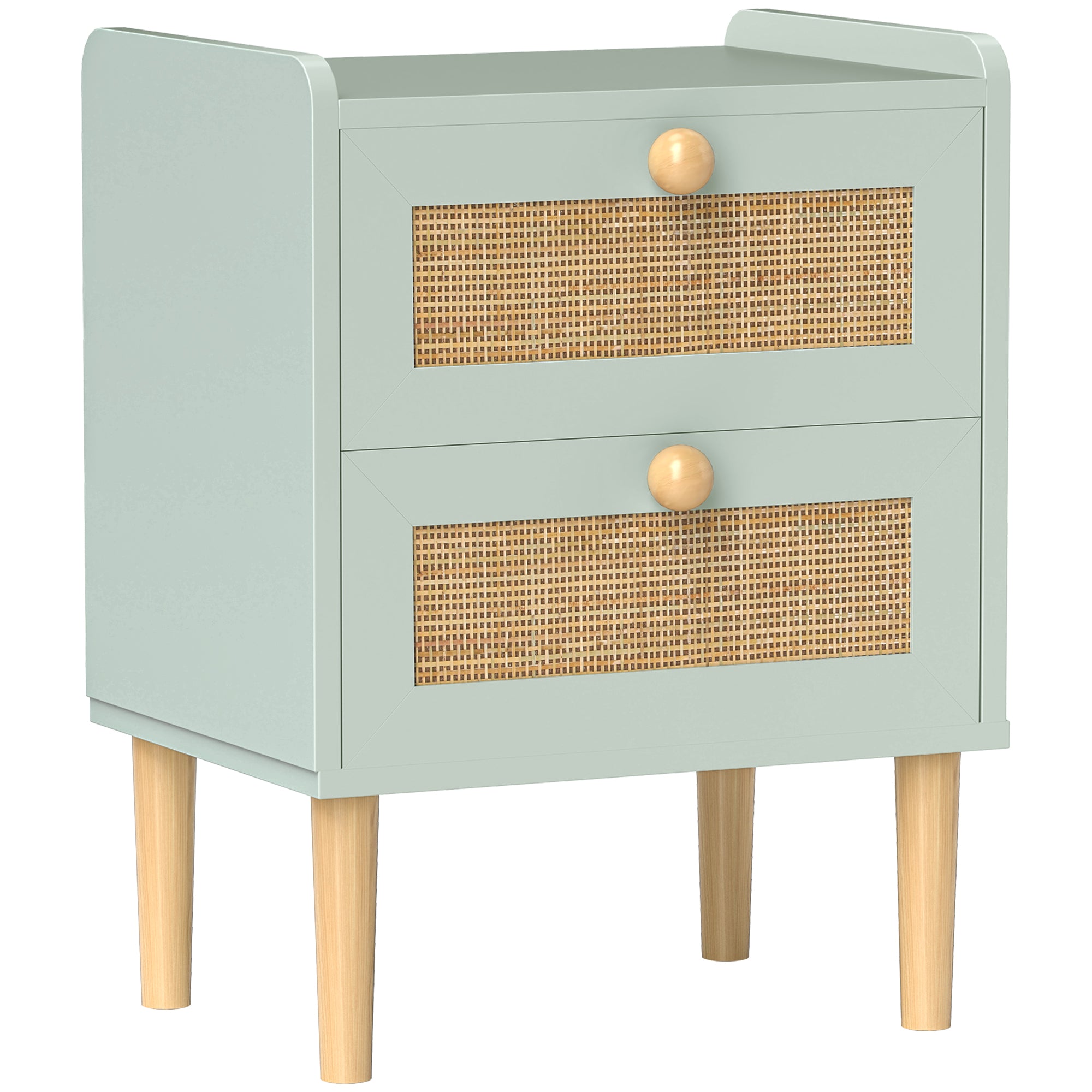 HOMCOM Chest of Drawers Boho Rattan Bedroom - HOMCOM - Home Symphony