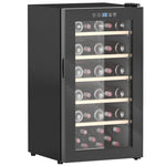 HOMCOM HOMCOM 41 Bottle Wine Cooler Fridge, Freestanding Wine Refrigerator - Wine Rack