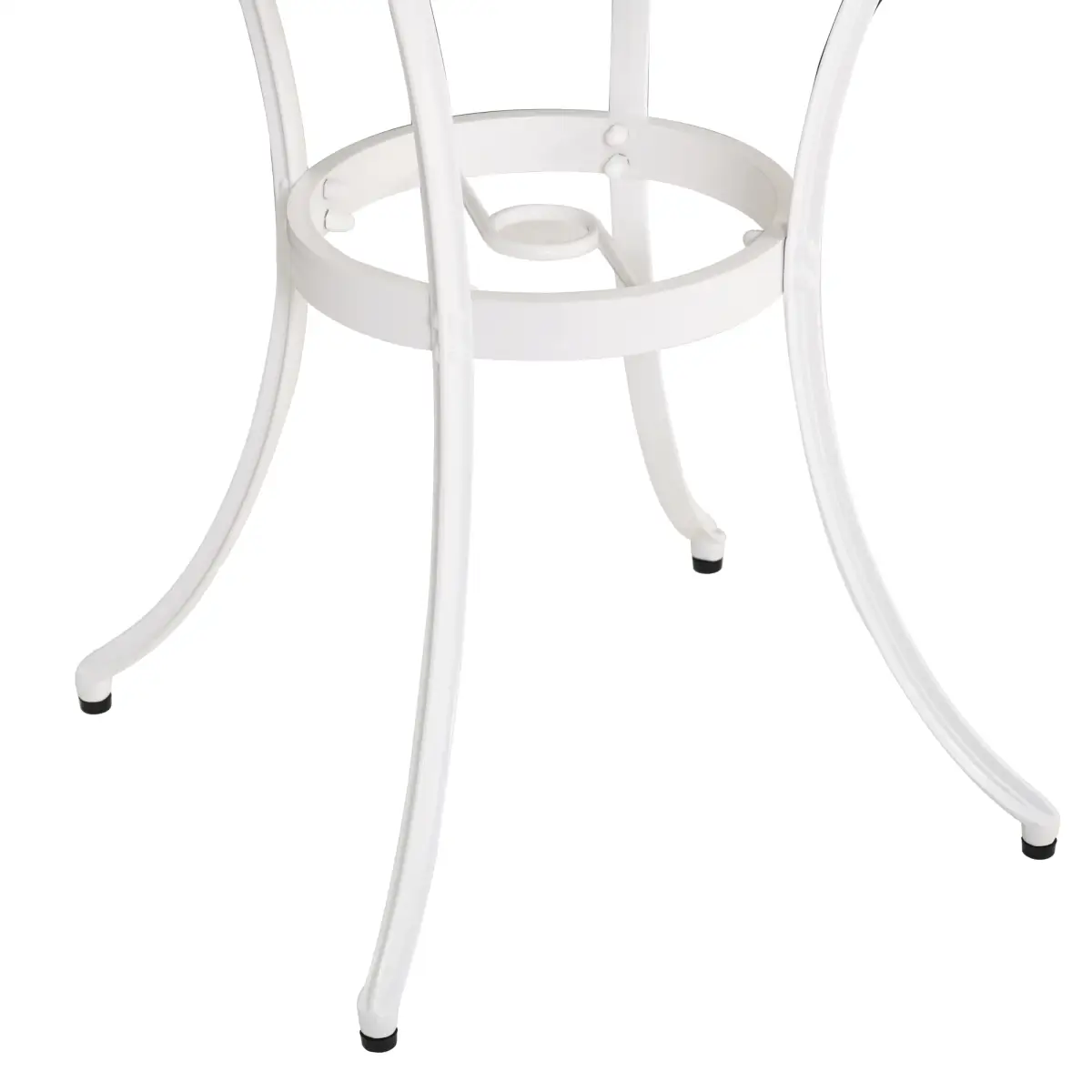 Outsunny Outsunny 3PCs Bistro Set, Aluminium Garden Table and Chairs - Bistro Sets