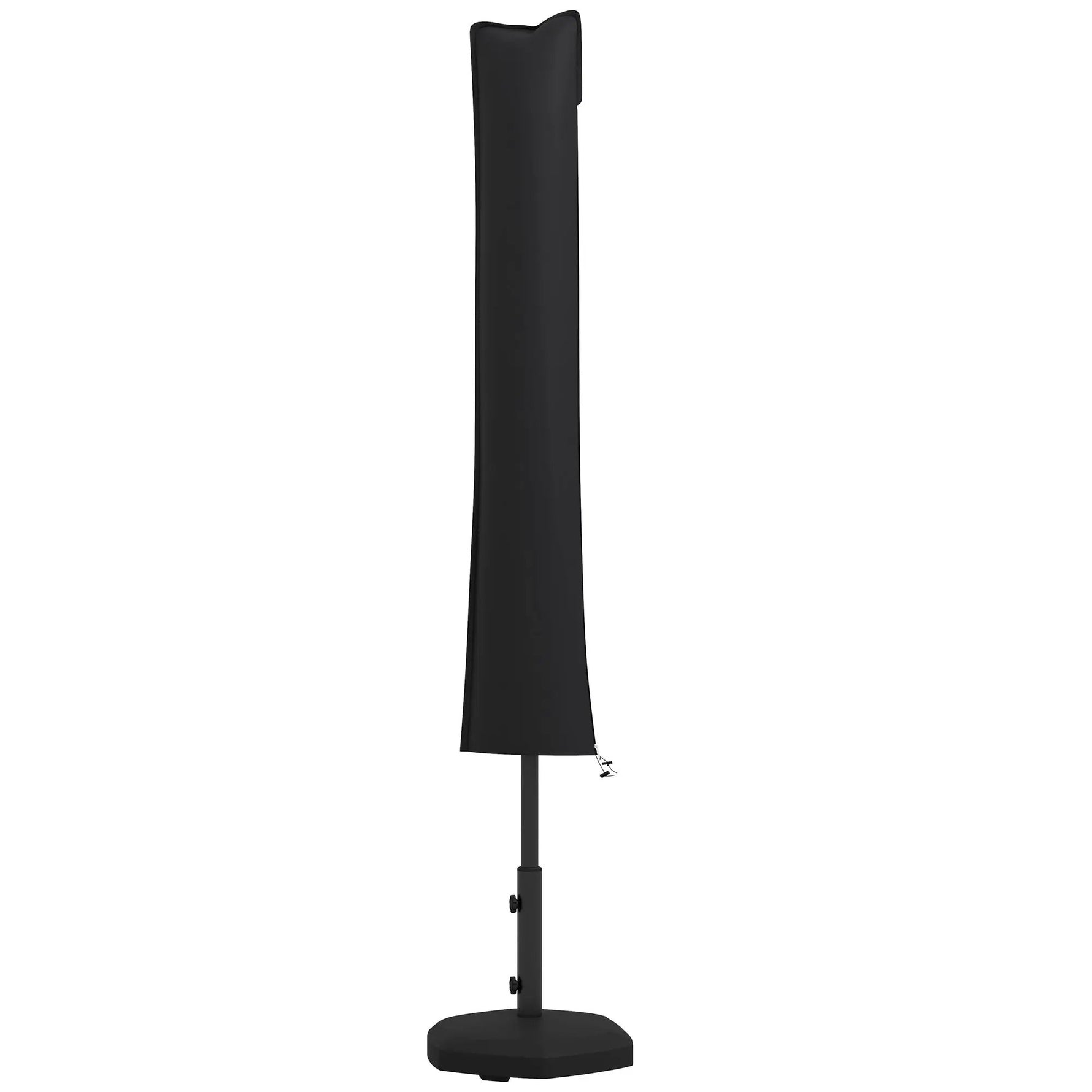 Outsunny Outsunny Parasol Cover, Patio Cantilever Cover, Banana Umbrella Cover, Black - Parasol