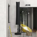 Outsunny Outsunny Parasol Cover, Patio Cantilever Cover, Banana Umbrella Cover, Black - Parasol