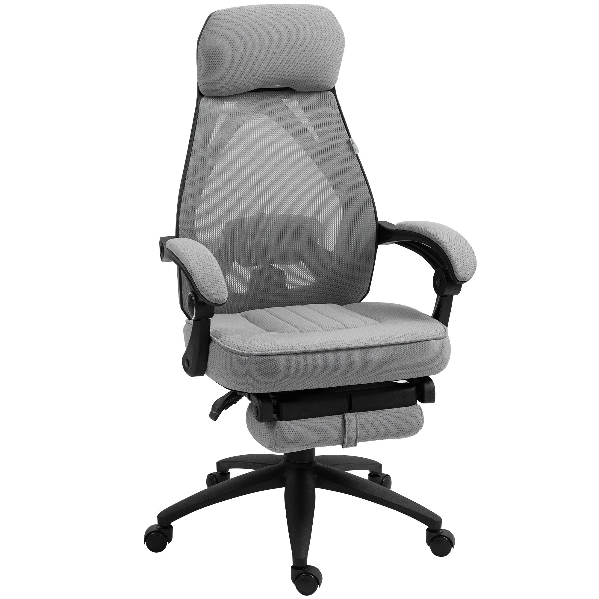 Vinsetto Mesh Chair HighBack Footrest HomeOffice