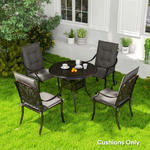 Outsunny Outsunny Set of 4 Garden Chair Cushions, Outdoor Seat Pads - Garden Chairs