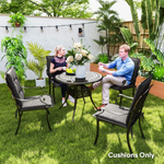 Outsunny Outsunny Set of 4 Garden Chair Cushions, Outdoor Seat Pads - Garden Chairs