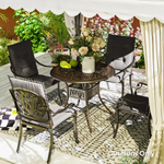 Outsunny Outsunny Set of 4 Garden Chair Cushions, Outdoor Seat Pads - Garden Chairs