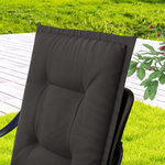 Outsunny Outsunny Set of 4 Garden Chair Cushions, Outdoor Seat Pads - Garden Chairs
