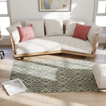 HOMCOM HOMCOM Easy-Cleaning Machine Washable Rug for Patio, Garden - Rug