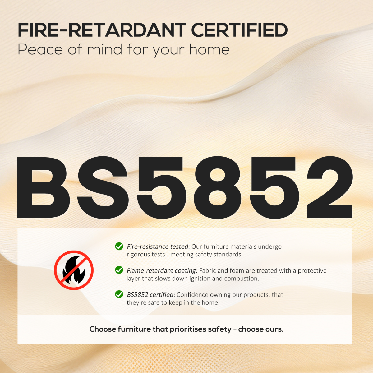 HOMCOM Upholstered Armchair 25cm Deep Wing Back Home - fire-retardant BS5852 certified banner