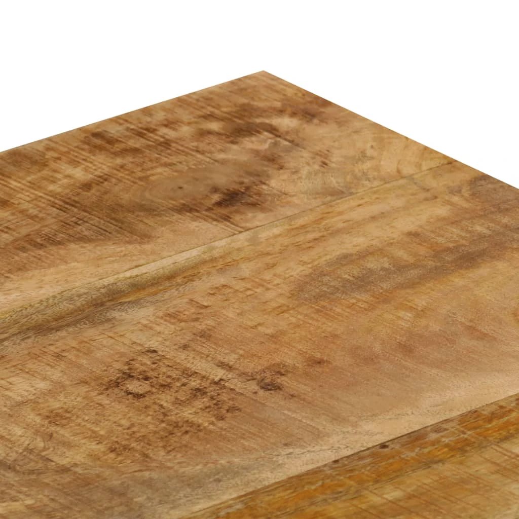 VidaXL Coffee Table 100x50x35 Cm Solid Mango Wood and Steel Frame Sturdy Living Room Centerpiece by vidaXL