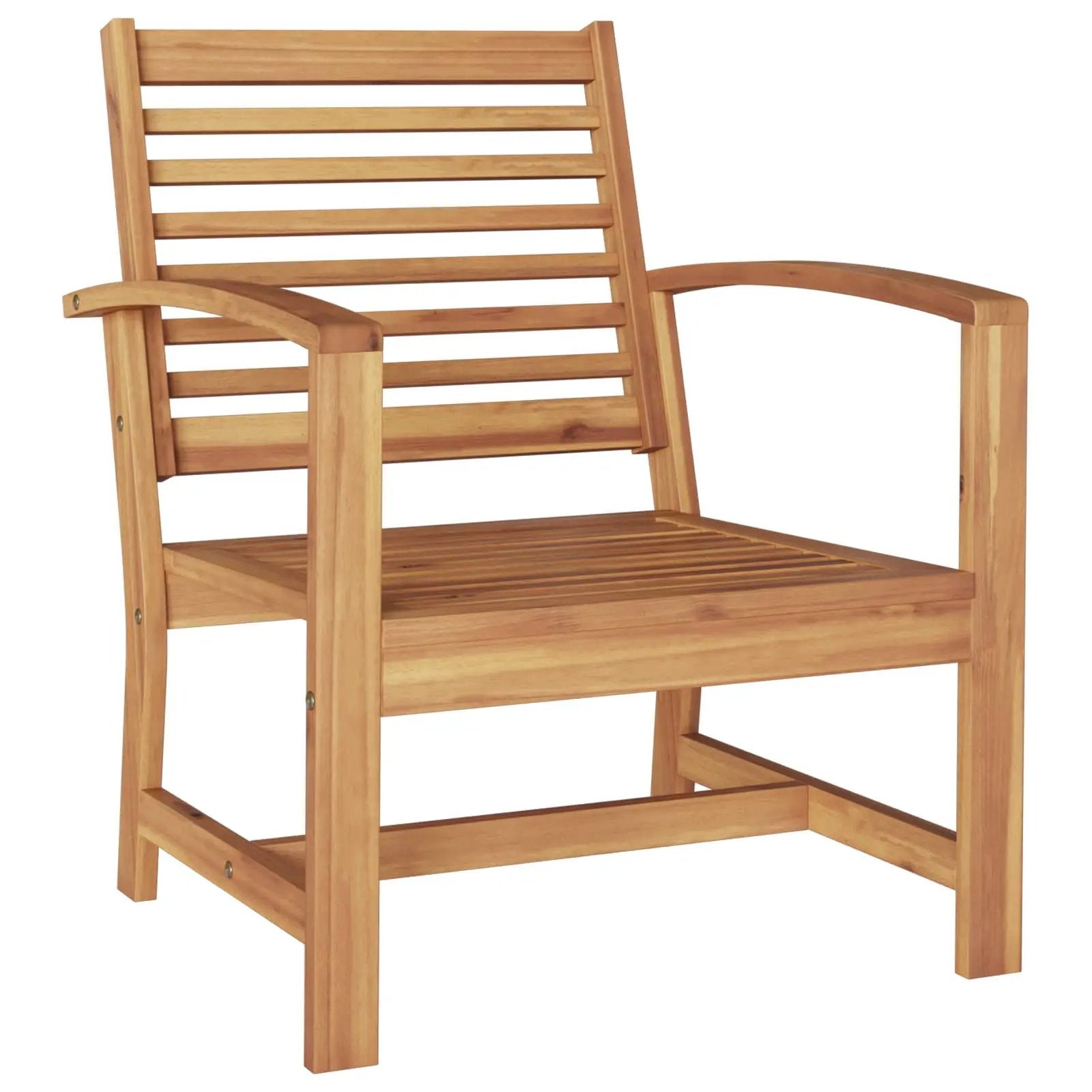 vidaXL vidaXL Garden Sofa Set 5 pcs Natural Solid Teak Wood - Garden Sofa Sets