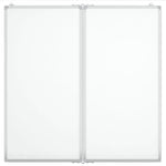 vidaXL vidaXL Magnetic Whiteboard Foldable 80x80x1.7 cm Aluminium - Whiteboard