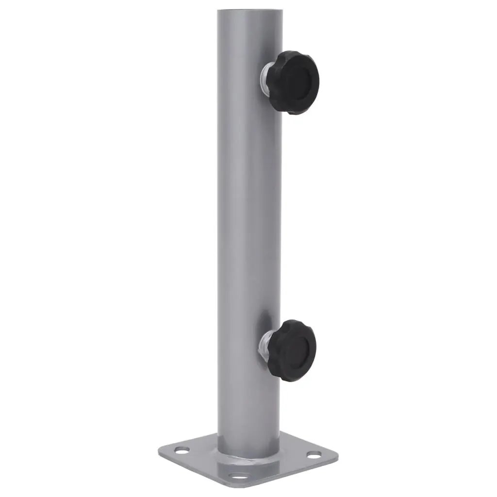 vidaXL vidaXL Parasol Base for Ø32/34/38 mm Pole Matt Black Steel - Parasol