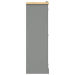 vidaXL vidaXL Wardrobe Mexican Pine Corona Range 3 Doors Grey - Wardrobe