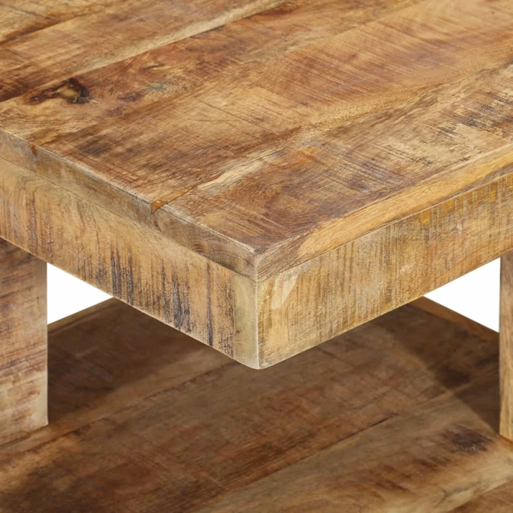 VidaXL Coffee Table 45x45x40 Mango Wood Home by vidaXL