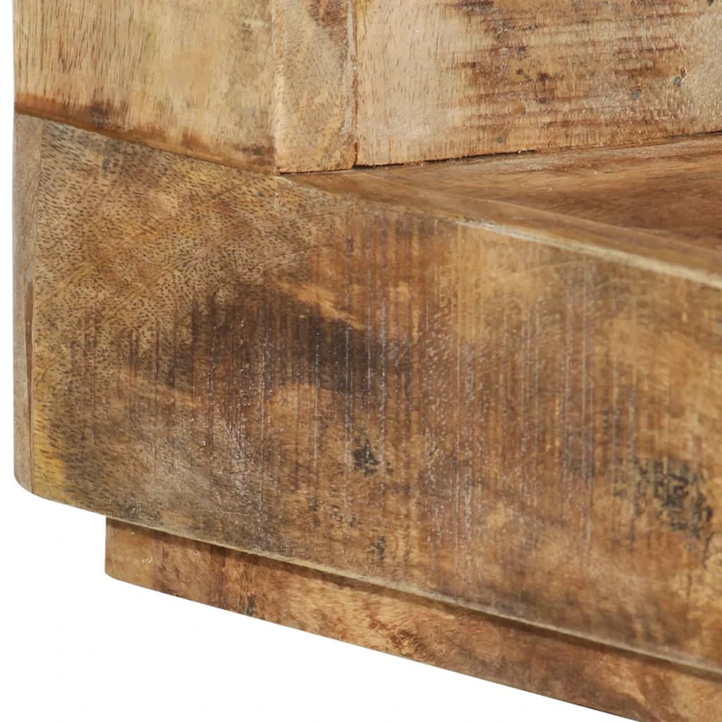 VidaXL Coffee Table 45x45x40 Mango Wood Home by vidaXL
