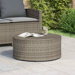 vidaXL vidaXL Outdoor Coffee Table Ø68x30cm PolyRattan - Coffee Table
