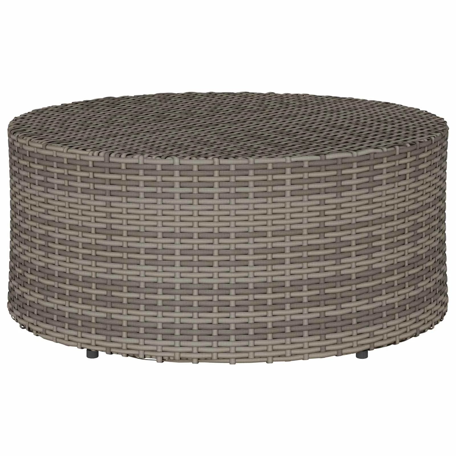 vidaXL vidaXL Outdoor Coffee Table Ø68x30cm PolyRattan - Coffee Table