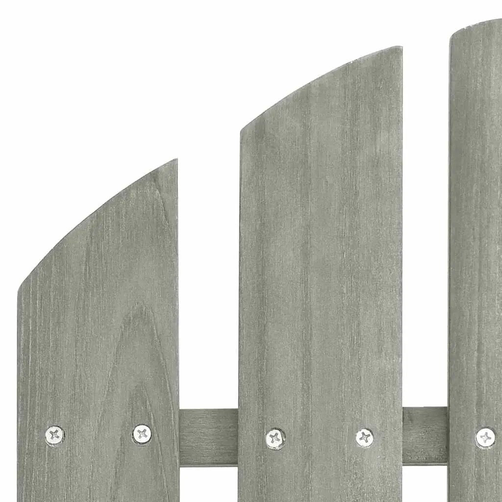 vidaXL vidaXL Garden Rocking Chair Wood Grey - Garden Chairs