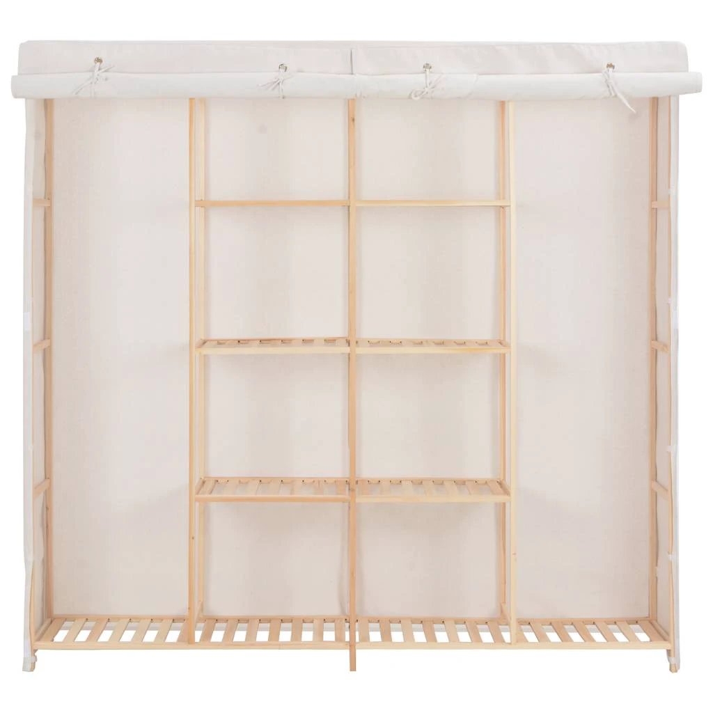 vidaXL vidaXL Wardrobe White 173x40x170 cm Fabric - Wardrobe